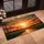 Dramatic Sunset Sky Silhouettes Utility Poles Rural Road Landscape - Home Decor Gift Doormat - 4