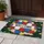 Vibrant Botanical Hydrangea Garden Welcome Message Home Decor Gift for Entryway Doormat - 5