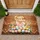 Easter Wishes Bunny Ears Easter Eggs Spring Flowers - Easter Home Decor Gift Doormat - 1