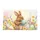 Fluffy Brown Bunny Easter Eggs Spring Garden - Easter Celebration Home Decor Doormat - 3