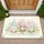 Easter Gnomes Bunny Ears Spring Flowers Butterflies Bunting - Easter Holiday Decor Doormat - 1
