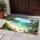 Tropical Island Beach Ocean Palm Trees Hibiscus Flowers - Home Decor Gift for Travel Lover Doormat - 5