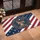 Bald Eagle Liberty Bell Welcome Flag - Independence Day Home Decor Doormat - 4