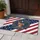 Bald Eagle Liberty Bell Welcome Flag - Independence Day Home Decor Doormat - 5