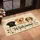 Golden Lab Black Lab Beagle Dogs Welcome Paw Prints - Home Decor Gift Doormat - 4