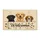 Golden Lab Black Lab Beagle Dogs Welcome Paw Prints - Home Decor Gift Doormat - 3