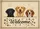 Golden Lab Black Lab Beagle Dogs Welcome Paw Prints - Home Decor Gift Doormat - 7