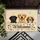 Golden Lab Black Lab Beagle Dogs Welcome Paw Prints - Home Decor Gift Doormat - 6