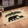 Mother Bear Cub "Wipe Your Paws" Paw Prints Pine Trees - Rustic Home Decor Gift Doormat - 4