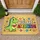 Friendly Green Dinosaur Heart 'YOU ARE AMAZING!' Text - Home Decor Gift for Dinosaur Lover Doormat - 1