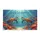Welcome Sea Turtles Coral Reef Starfish Underwater Life - Home Decor Gift for Ocean Lover Doormat - 3