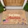 God bless America Text Flag Fireworks - Independence Day Gift for Veterans Doormat - 1