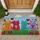 Knitted Yarn Cats Gift Boxes Floating Hearts - Cat Lover Gift Doormat - 1
