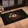 Hibiscus Poppies Red Berries Foliage Botanical Tapestry - Home Decor Gift Doormat - 4