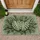 Monstera Fern Tropical Leaf Greenery Aged Plaster - Botanical Home Decor Gift Doormat - 1