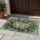 Monstera Fern Tropical Leaf Greenery Aged Plaster - Botanical Home Decor Gift Doormat - 5