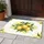 Yellow Lemon Fruit Slices Green Leaves - Botanical Home Decor Gift for Garden Lover Doormat - 5