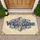 Welcome Baroque Acanthus Floral Vines Flourishes Scrollwork - Home Decor Gift Doormat - 1