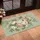 Peach Cream Garden Rose Peony Sage Botanical Floral - Home Decor Gift Doormat - 4