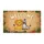Lion Zebra Welcome Sign Tropical Leaves Flowers - Home Decor Gift for Wildlife Lover Doormat - 3