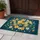 Golden Easter Bunny Easter Eggs Spring Flowers - Easter Home Decor Doormat - 5