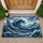 Ocean Waves Geological Ice Formations - Home Decor Gift Doormat - 1