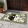Black Cat Golden Heart White Cat Black Heart Peonies Vines Stars Moon - Home Decor Gift for Cat Lover Doormat - 5