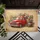 Vintage Red Pickup Truck Patriotic Garden - Independence Day Home Decor Gift Doormat - 6