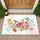 Hummingbirds Tropical Floral Home Decor Gift for Wildlife Lover Doormat - 1