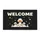 White Duck Family Welcome Sign Stars Hearts Sparkle - Everyday Home Decor Gift Doormat - 3