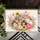 Six Kittens Blue Eyes Lush Spring Flowers Butterflies - Home Decor Gift for Cat Lover Doormat - 6