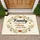 Rustic Farmhouse Family Love Botanical Floral - Home Decor Gift Doormat - 1