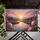 River Sunset Peony Lupine Wildflower Landscape - Home Decor Gift for Nature Lover Doormat - 6
