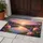 River Sunset Peony Lupine Wildflower Landscape - Home Decor Gift for Nature Lover Doormat - 5