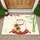 Japanese Lucky Cat Gold Fortune Cherry Blossom Bamboo - Home Decor Gift Doormat - 1