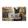 Spectacled French Bulldog Cafe Newspaper Croissant - Bistro Home Decor Gift for Dog Lover Doormat - 3