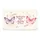 Purple Pink Butterfly Angels Near Sprig Floral Vines Feather Heart - Home Decor Gift Doormat - 3