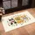Black Cat Golden Retriever Corgi Paw Prints Hearts Sprigs - Home Decor Gift Doormat - 4