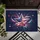 American Flag Star with Ribbons and Light Rays - Independence Day Home Decor for Veterans Doormat - 6