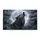 Howling Wolf Full Moon Stormy Forest - Wildlife Lover Home Decor Gift for Wolf Lover Doormat - 3