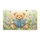 Teddy Bear Reading Book Wildflower Meadow - Home Decor Gift for Garden Lover Doormat - 3