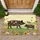 Black Silhouette Pigs Wildflower Butterfly Barn Windmill - Rustic Farmhouse Home Decor Gift Doormat - 1