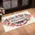 WELCOME Banner Patriotic Bunting American Flag Flowers - Independence Day Gift for Veterans Doormat - 4