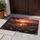 River Sunset Wildflower Meadow Tree Silhouette - Home Decor Gift Doormat - 5