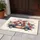Vintage Pickup Truck American Flag Flowers - Independence Day Gift for Veterans Doormat - 5