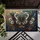 Butterfly Botanical Flowers Foliage Swirling Tendrils - Home Decor Gift Doormat - 6
