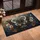 Butterfly Botanical Flowers Foliage Swirling Tendrils - Home Decor Gift Doormat - 4