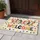 Welcome Bunny Faces Paw Prints Hearts Lightning Squiggles - Everyday Home Decor Gift for Bunny Lover Doormat - 5