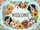 WELCOME Playful Puppies Wildflower Garden - Home Decor Gift for Dog Lover Doormat - 7