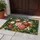 Peony Hydrangea Floral Garden Ornate Border - Home Decor Gift Doormat - 5